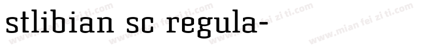 stlibian sc regula字体转换